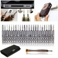 thumbnail image 4 of Mini Precision Screwdriver 25 in 1 Precision Screwdriver Kit Repair Tools, Screwdriver Tools Set Leather Case for iPhone, Laptop, Laptop, Watch, Toys, Glasses, Jewelry etc, 4 of 7