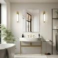thumbnail image 4 of 16x20 Inch Frameless Wall Mirror with 1" Beveled Edge, Frameless Rectangle Mirror for Bathroom, Vanity, Living Room, 4 of 13