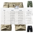 thumbnail image 3 of Mens Cargo Shorts Elastic Waist Work Shorts Relaxed Fit Casual Summer Hiking Shorts with Multi Pockets Size 30-40, 3 of 9