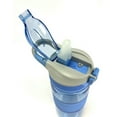 thumbnail image 2 of Blue Sports Straw Water Bottle Reusable Portable Gym Cycling Straw Drink Bottle, 2 of 3