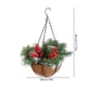 thumbnail image 3 of Guirnalda de Navidad artificial con luces LED blancas para decoración de interiores y exteriores, 3 of 7