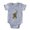 Heather Grey, variant on CafePress - Blue Tongue Skink - Cute Infant Baby Football Bodysuit