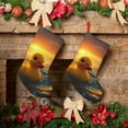 thumbnail image 6 of KLL Cartoon Swimming Yellow Duck for 18" Christmas Stocking Snowman Xmas Stocking Holiday Christmas Decoration Gifts for Family Kids, 6 of 8