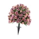 thumbnail image 4 of Rosa artificial topiaria, bola, arbusto, plantas artificiales decorativas, plantas falsas redondas Violeta, 4 of 7