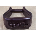 thumbnail image 4 of Dark Oil Tough1 Leather Covered Saddle Stirrup 2 1/2 Tread 3 Neck, 4 of 4