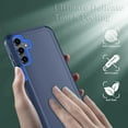thumbnail image 3 of Phone Case for Samsung Galaxy A25 5G Case with HD Screen Protector, Heavy Duty Shockproof & Dropproof 3-Layer Cover Phone Case for Galaxy A25 (BeltClip_DarkBlue), 3 of 13