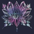 thumbnail image 2 of Women's Lost Gods Lotus Flower Sketch Graphic T-Shirt, 2 of 4