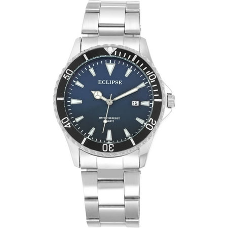 Eclipse By Armitron Men's Round Dress Watch, Navy - Walmart.com