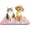 Big&Little Stars Pink, variant on Dog Crate Pad Ultra Soft Anti-Slip Kennel Mat Secure Fit for Metal Crates Dog Cages Washable Cozy Bed Small Medium Large Dogs Green S 23"x14"x1.5