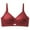 Wine, variant on Loopsun Womens Bras Plus Size, Push up Bra for Women, Women's Solid Color Seamless Soft Push Up Comfortable Everyday Underwear Wireless Bra Gold, L