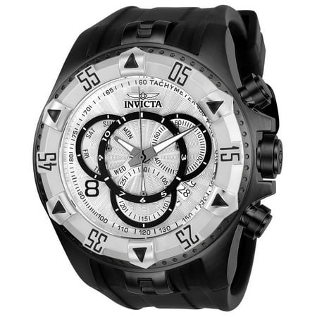 24278 Men's 'Excursion' Quartz Stainless Steel and Silicone Casual