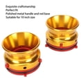 thumbnail image 3 of 1 Pair 10 Inch Opener For Studer, Polished Aluminium NAB Reel Hub Adapters, Universal Loading Device For Reel To Reel Tape Recorders, 3 of 8