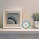 thumbnail image 2 of Non-ticking Owl Children's Alarm Clock With Night Light, Snooze Function - Loud Battery Operated Children's Alarm - Green, 2 of 5