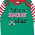 thumbnail image 4 of Inktastic Future Field Hockey Star Girls Long Sleeve Baby Bodysuit, 4 of 5