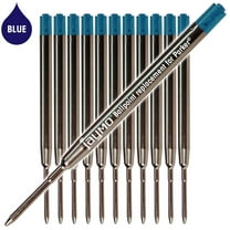 Jaymo Replacement for Parker 1950371 - Measures 3.875 in / 98 mm Long - G2 Ballpoint Pen Refill - 12 Blue