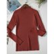 thumbnail image 4 of Suéter tejido de primavera, jerséis, Tops de manga larga para mujer, suéter de punto de cuello alto, ropa elegante para mujer, camisa con fondo de caramelo para mujer, 4 of 5
