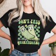 thumbnail image 2 of Don't Fall For My Shenanigans St. Patrick's Day T-Shirt – Funny Grippy Sock Graphic Tee for Women – Shamrock Humor Shirt – St. Paddy's Day Party Outfit, 2 of 3