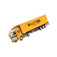 thumbnail image 1 of Camion à Rétrofriction Échelle 1:48 Camion à Rétrofriction Alliage Alliage Mini Voiture Jouets pour Garçons Enfants Cadeau Jaune, 1 of 4