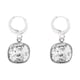 thumbnail image 1 of Arete para Mujer con Cristal Swarovski  en Forma de Cuadrado – Bañado en Rodio– Arete Elegante y Brillante, Aretes de Mujer de Moda– Joyería para Mujer de Moda– Regalo especial Ortiz Espinosa Temporada, 1 of 5