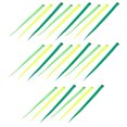 thumbnail image 4 of 24pcs Colored Hair Extensions Straight Hair Extension Pieces for Women Clip in, 4 of 8