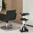 thumbnail image 4 of WZTO Hair Stylist Cart Beauty Salon Cart Hair Salon Trolley with Wheels Stylist Cart Salon Station Lab Cart Barber Trolley Cart with Large Capacity for Clinic Barbershops Homes special, 4 of 10
