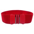 thumbnail image 4 of Cinturón de vestir elástico ancho de moda para mujer Cinturón Cinturón rojo Hugo Cinturón de cintura ancha para mujer, 4 of 8
