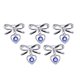 thumbnail image 1 of Diseños únicos, material de alta calidad para acentuar la moda 5 broches encantadores de ojo de demonio, 1 of 8