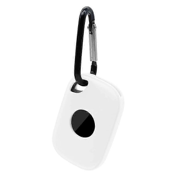 For Tile Pro (2024) Silicone Case Bluetooth Tracker Protective Cover with Hanging Buckle - Green