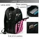 thumbnail image 4 of Balery pink and black argyle Mochila con carga USB para hombre y mujer - Mochila impermeable y antirrobo para portátil con puerto USB para viajes, trabajo, estudios y universidad, 4 of 7