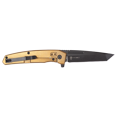 thumbnail image 2 of Ontario Knives Equinox Frame Lock Knife S35VN Stainless & Bronze Titanium, 2 of 2