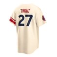 thumbnail image 3 of Men's Los Angeles Angels Baseball Jersey OHTANI 17# TROUT 27# RENDON 6# Adult Replica Player Name Navy Jersey, 3 of 4