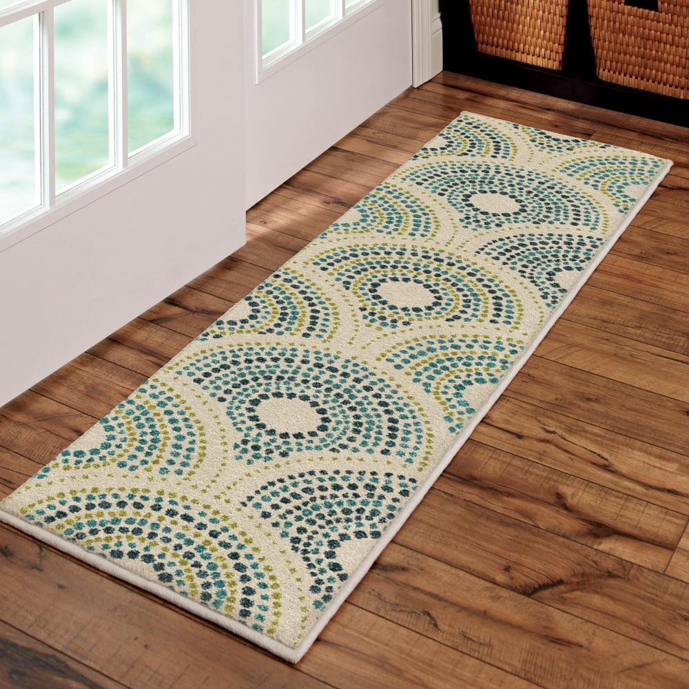 Better Homes and Gardens Bright Dotted Circles Area Rug or Runner