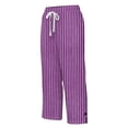 thumbnail image 4 of Zysthvn Women's Casual Pants & Capris Straight Leg Striped Summer Cropped Lightweight Pants Women with Pockets Drawstring Button Loose, 4 of 5
