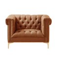 thumbnail image 3 of Inspired Home Edward Faux Leather Club Chair, 3 of 9
