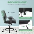 thumbnail image 4 of Mesh Desk Chairs Big and Tall Office Chair Ergonomic Computer Chair Weight Limit 400 lbs Heavy Duty Task Chair with Wheels and Adjustable Arms & 23 inch Wide Seat, Gray, 4 of 7