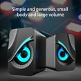 thumbnail image 6 of Computer Speakers under $5! Kadlawus RGB Computer Speakers, USB Powered PC Speakers with Colorful Lights, 2.0 Stereo Desktop Speakers for Laptop, Gaming Speakers with LED, Compact Multimedia Speakers, 6 of 9