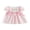 Pink, variant on Cjfdfy Toddler Baby Girl Birthday Dress 1 2 3 4 Years Old Birthday Outfit Baby Girls Summer Plaid Gingham Dress Goose Letter Embroidery Bows Puff Short Sleeve Dress