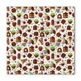 thumbnail image 1 of Chocolate Bandana, Desserts Sweets Candies, Unisex Head and Neck Tie, by Ambesonne, 1 of 2