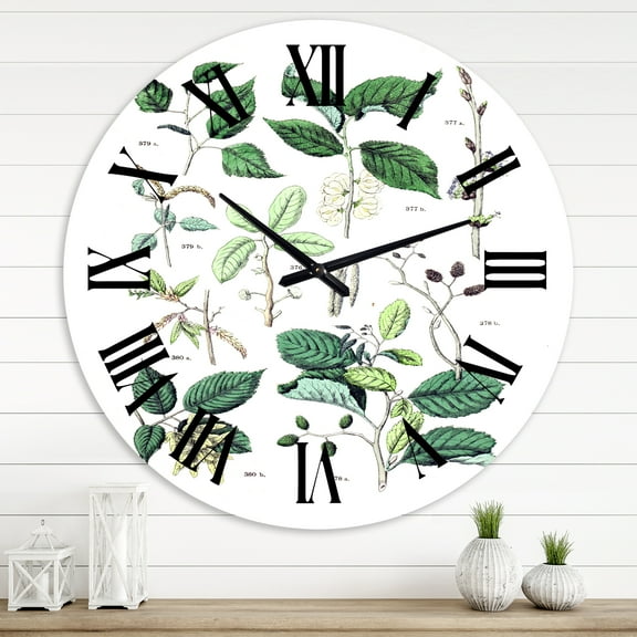 Designart 1 in Quartz Traditional Wall Clock