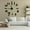 Black,27inch, variant on Modern DIY Mute Large Wall Clock Home Decor Office 3D Mirror Surface Wall Sticker Clocks Giant Frameless Decorative Clock Watch(Black,47inch)