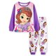 thumbnail image 1 of Conjunto de pijama de Mickey para niños y niñas, ropa de algodón con dibujos animados, aire acondicionado, para el hogar, 1 of 4