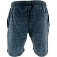thumbnail image 3 of Republic Blue Mens Cotton Blend Casual Fleece Shorts Lounge with Pockets Jogger Athletic Workout Gym Sweat Shorts 2X-Large, Navy, 3 of 3