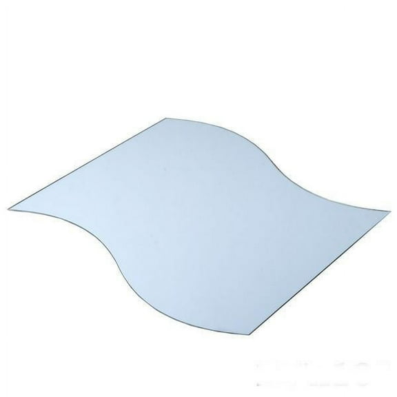 BalsaCircle 4 Pieces Wave 12" x 10" Glass Mirrors Centerpieces Party Favors Centerpieces