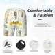 thumbnail image 3 of Balery Golf Icons And Golfer Bañador para hombre, shorts de playa de secado rápido con entrepierna y forro de compresión-Medium, 3 of 6