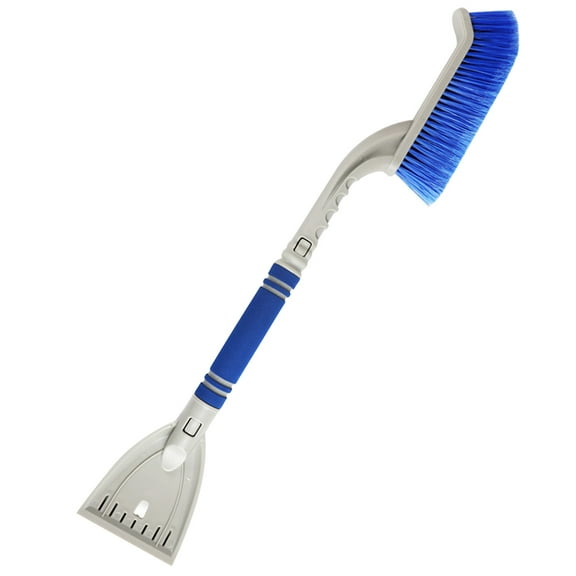 MLINS  Snow Shovel Device Brush and Scraper with Wheels Heated Cars