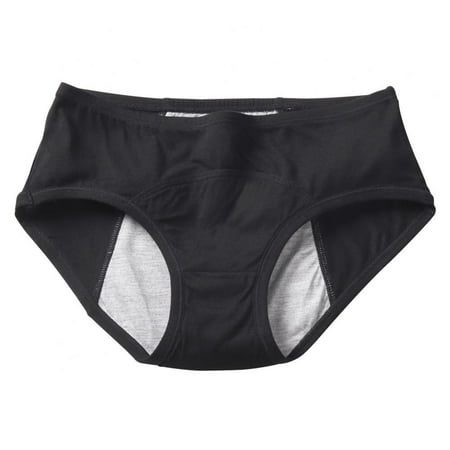 

Spdoo Mid Waisteded Briefs for Women Comfy Breathable Modal Ladies Panties Black XL