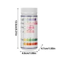 thumbnail image 2 of Aquarium Test Strips For Fish: 6 In 1 Fish Tank Water Testing Kit For Aquarium Pond - Accurate Testing Nitrate Nitrite Hardness Free PH Carbonate Total Alkalini, 2 of 2