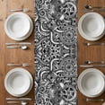 thumbnail image 5 of Black Grey Car Table Runner Vintage Automobile Car Parts Engine Print Tablerunners 13 x 108 Inch, Table Decorations Tabletop Scarf for Summer Gathering Holiday Farmhouse Kitchen Dining Decor, 5 of 8