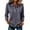 Dark Gray, variant on Polo Shirts For Women 3/4 Sleeve Collared Golf Shirts Womens Lapel V Neck Summer Tops Classic Breathable Button Down Shirt Casual Business Office Blouses