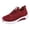 16#Red, variant on Women'S Warm Plush Lined Lace-Up Orthopedic Sneakers Casual Comfortable Wide Round Toe Non-Slip Thick Sole Low-Top Snow Boots Fashion Sports Gym Outdoor Activity Walking Shoes For Fall Winter
